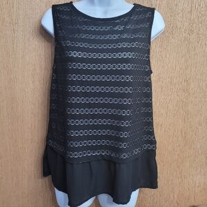 The Limited Black Dressy Stretch Tank Top